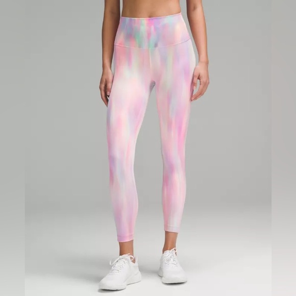 lululemon athletica Pants - Lululemon Women’s Wunder Train High-Rise Tight 25" Psychedelic Wash Multi Size 4